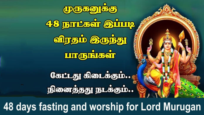 48 days fasting lord muruga bakthi news